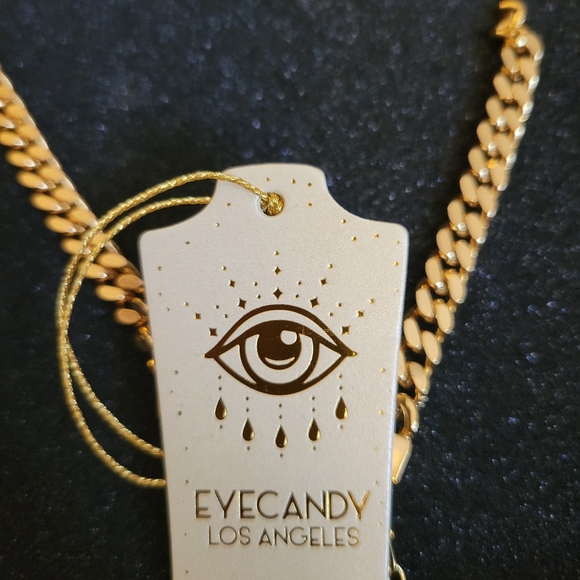 Gold Heart Pendant Necklace By Eye Candy. - Picture 3 of 3